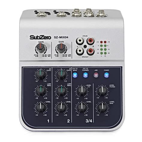 mini four chanel mixer|Amazon.com: 4 Channel Mixer.